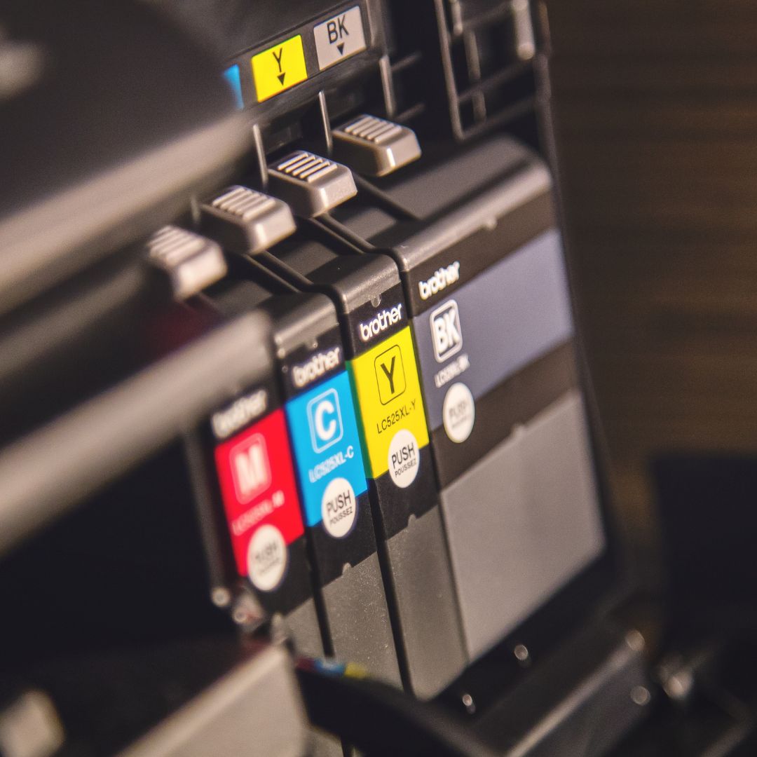 ink cartridges in printer