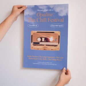 Large printed poster