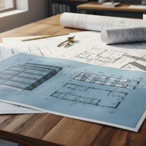 Blueprint documents.